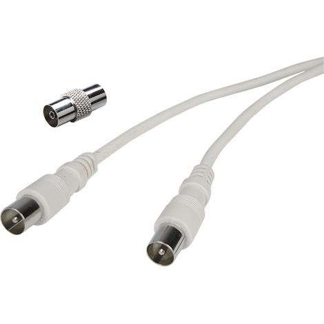 Kit cavo antenna tv bianco 2m