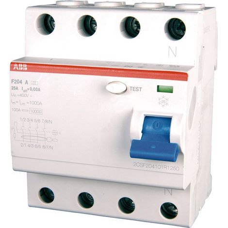 Residual Current Devices Pur F204 A-25/0,03 4P 25A 30mA (F427812)