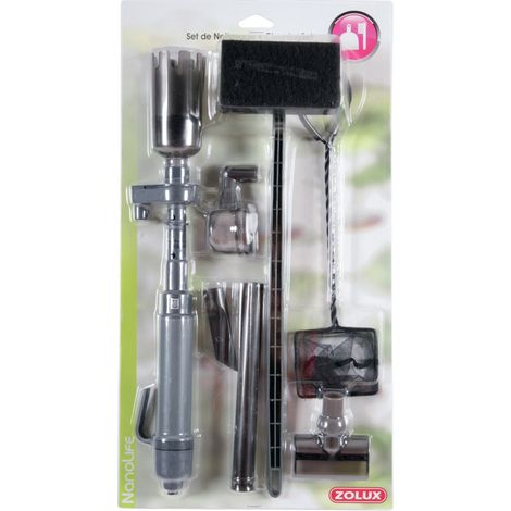 Zolux Kit de limpieza para acuario color oscuro 0,32 kg (1/2)