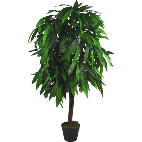 120cm (4ft) Tall Large Artificial Mango Tree Plant (1/5)