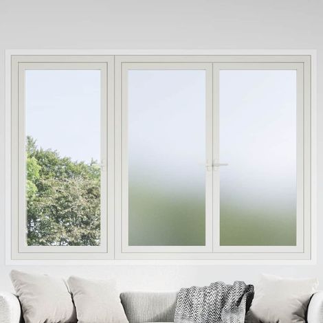 Fensterfolien Matt Grau PVC vidaXL