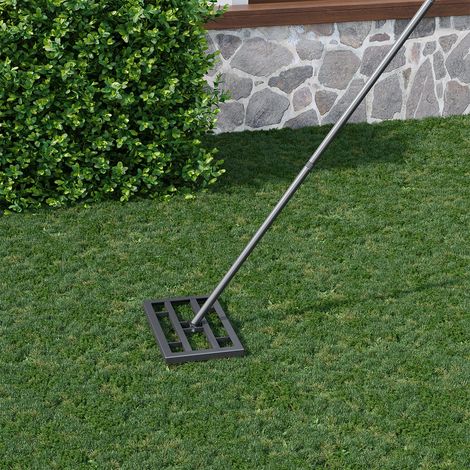 Garden Lawn Levelling Rake with Serrated Design (1/5)