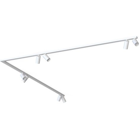 Plafonnier barre 8 spots GU10 Nowodvorski Mono blanc (1/2)