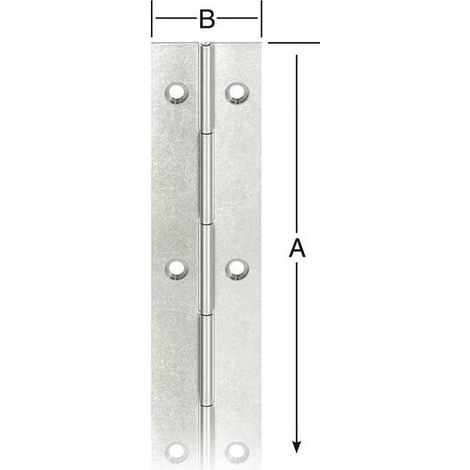 Nickel della cerniera 32x2040. (1/2)