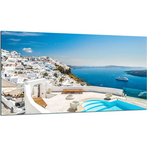 PLAQUE DE PROTECTION EN VERRE POUR POÊLE 90x52 PAYSAGE (1/5)