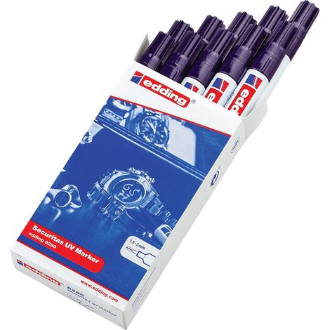 edding 4-8280100 8280 Securitas UV Marker + Fob EDD48280100 (1/3)