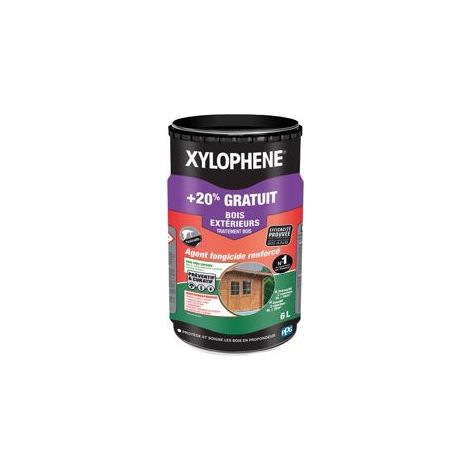 Traitement Bois Extérieur 5 L +1 L Sans Propiconazole - Xylophene