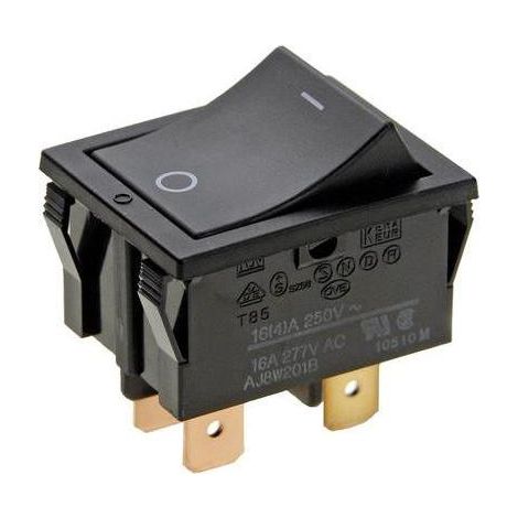 Panasonic AJ8W201BF Interruttore a bilanciere AJ8W201BF 250 V/AC 16 A 2 x Off / On Permanente 1 pz.