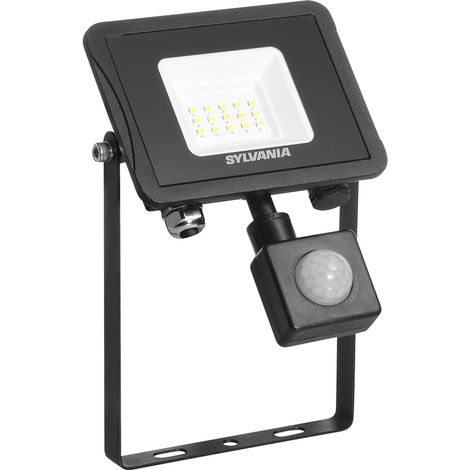 Projecteur LED + Détecteur SylFlood 43W 5000LM 4K Noir - SYLVANIA