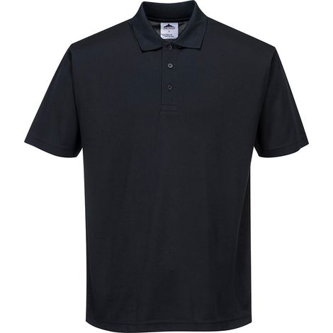 Polo manches courtes Noir - Portwest - B185 XXXL