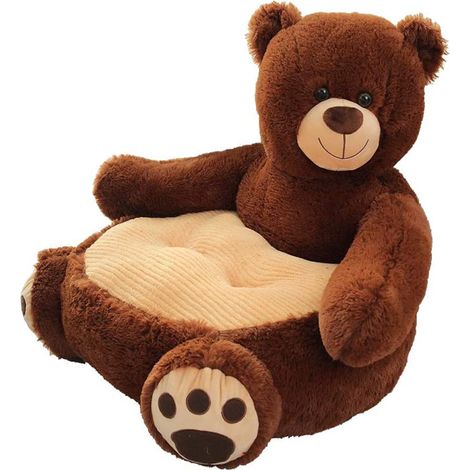 Fauteuil En Peluche Pour Enfant - Fauteuil Animal - 50 x 50 x 45 cm - Rembourré Coton - Sécurisé Sans Arêtes - 1 Pièce (1/5)