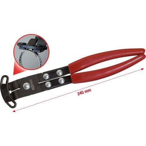 KS Tools 115.1185 Pinza a Morsetto Laterale per Fascette Pinzabili, 240 mm (1/5)