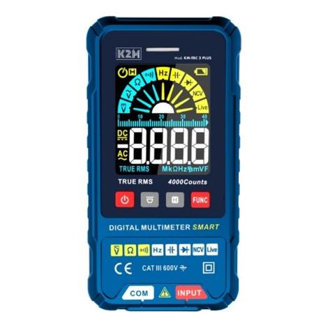 K2M Multimetro digitale Smart automatico Display a colori - 50300710