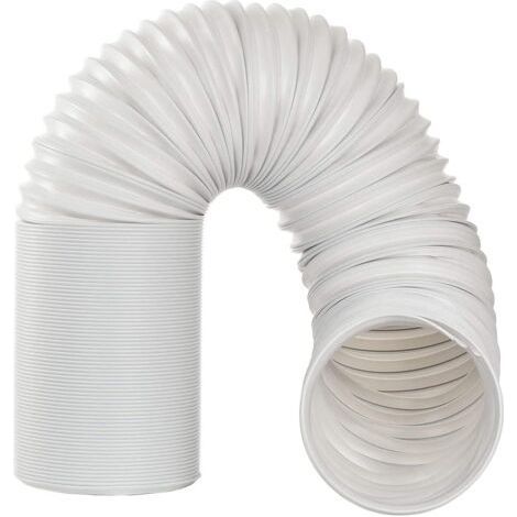 2m Long Flexible PVC Vent Hose for Portable Air Conditioners, Countertop Installation, Diameter 13cm (1/4)