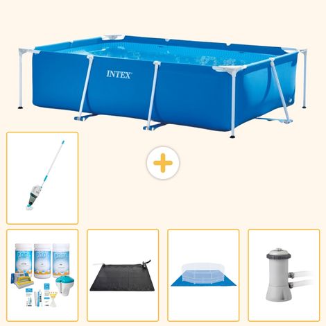 Intex Piscine Tubulaire Rectangulaire - 300x200x75 cm - 6-pièces S20835 (1/5)