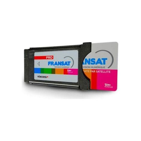 Module CAM PCMCIA PRO + Carte FRANSAT pour Collectivité Immeuble Habitat