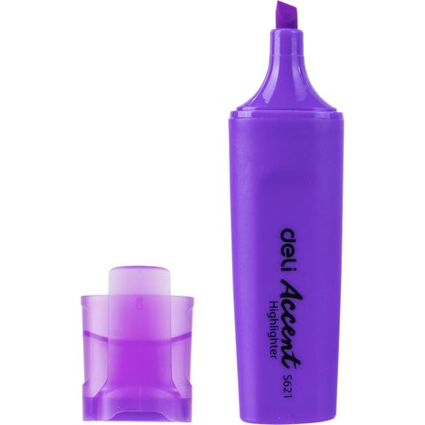 DELI Marcador fluorescente Deli Accent punta biselada 1-5mm lila
