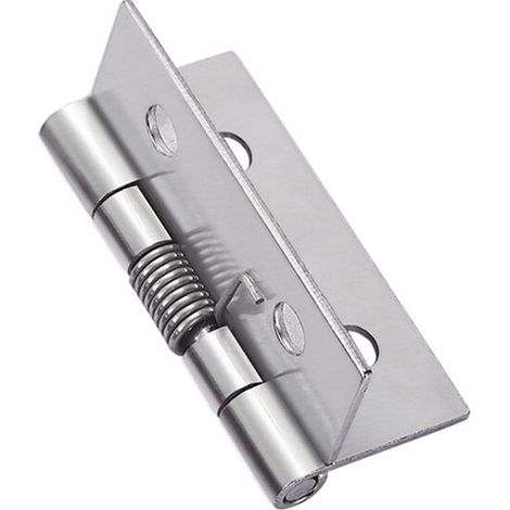 Pack of self-opening spring hinges, 304 stainless steel spring door hinges, self-closing hinges for invisible doors
