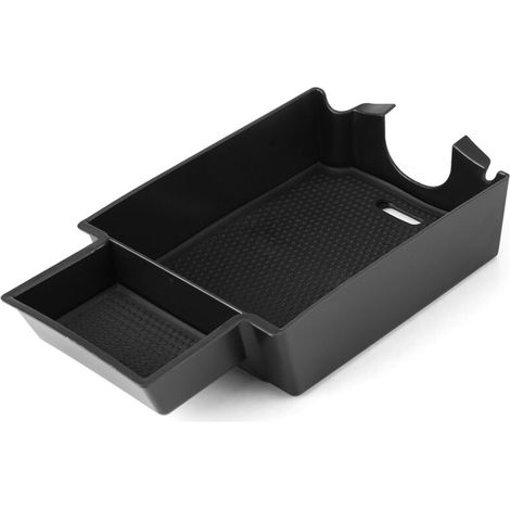 Caja organizadora para el reposabrazos del coche: práctico organizador central, resistente a los arañazos, fácil y robusto.