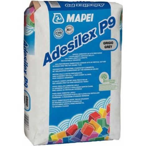 Adesilex p9 grigio da kg.25 adesivo cementizio per piastrelle in ceramica c2te
