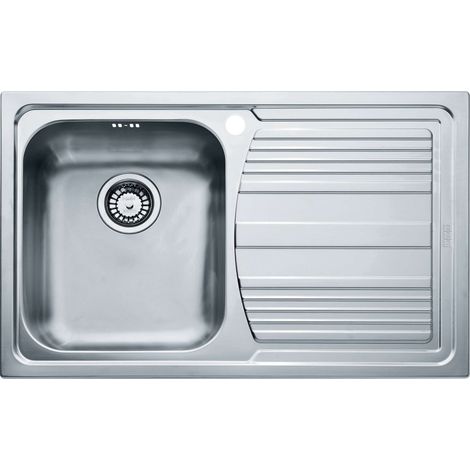 Franke Logica - Lavello in acciaio inox LLL 611/2, 79x50 cm, struttura intrecciata 101.0120.183