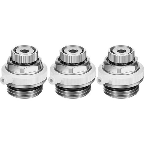 (3 Pcs)Vanne de Purge de Radiateur Automatique Radiateur de Ventilation de 1/2 Pouce Soupape d'Évacuation d'Air Évent Automatique à Couper en Laiton Vanne de Radiateur à Purge Automatique (1/5)