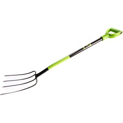 Mistforke 4 dents 125 cm avec manche en métal pour le jardin et l'agriculture-NANOTEH (1/5)