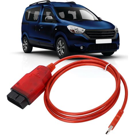 Renolink V1.99 OBD2-Kabel Steuergeräte-Programmiergerät Schlüsselprogrammiergerät (Französisch + Englisch) (1/5)