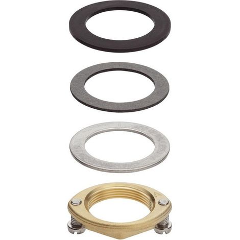 Hansgrohe – Fixation pour WC – Longueur 200mm – Acier inoxydable – Résistante à la corrosion – Pour installation facile (1/2)