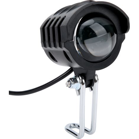 Phare et klaxon 2 en 1 pour trottinette électrique 12V-72V, éclairage pour vélo électrique avec klaxon (1/5)