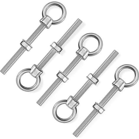 Eye Bolt 3/8pouce x 4pouce long, acier inoxydable Welded Extension Bolts (1/5)