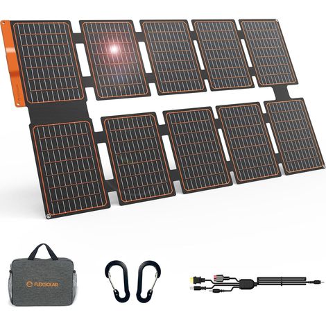 Panneau Solaire 100W,Chargeur Solaire Pliable Kit Monocristallin (1/5)