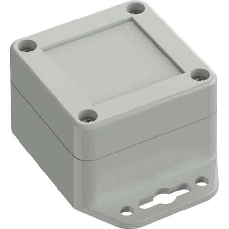 TRU COMPONENTS TC-10860396 Cloche à bride 60 x 60 x 40.10 Polycarbonate gris clair 1 pc(s) D937002 (1/2)
