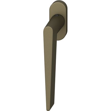 FSB Fenstergriff 34 1005 ovale Rosette 27 x 62, Aluminium mittelbronzefarbig (1/4)