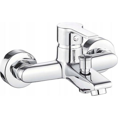 Invena Bralos Wandmontierter Einhebelmischer Chrom