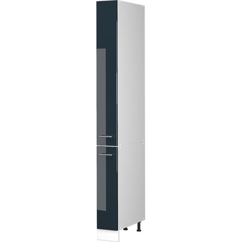 Armadio da farmacia Fame-Line, Blu scuro lucido/Bianco, 20 cm, Vicco (1/5)