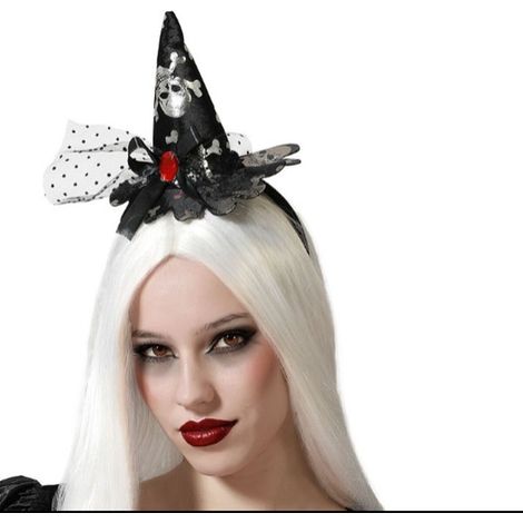 Serre-tête Chapeau Sorcière Halloween (1/3)