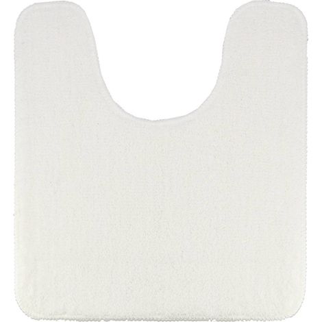 Mikrofaser-wc-konturmatte 45x50 cm latexunterseite - weiss - Tendance
