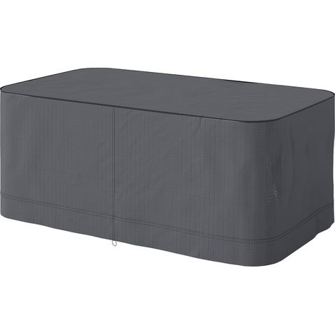 Garden Furniture Cover, Waterproof Windproof 420D Heavy Duty Oxd Fabric Rattan Furniture Cover, Rectangular Outdoor Table Chair Set Cover, 235 x 135 x 94cm (1/5)