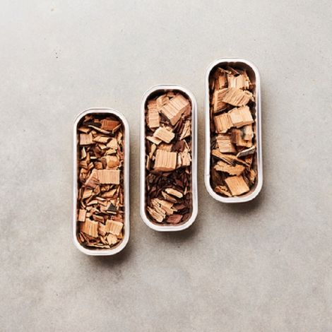 Assortiment de copeaux de fumage - Chêne / Whisky / Vin rouge - 3 x 50 g (1/2)