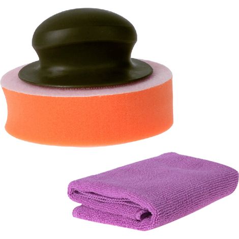 Esponjas para pulir coches en varios colores, almohadillas para carrocería.