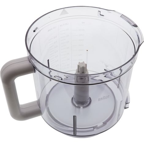 Braun ciotola contenitore 2000ml robot Multiquick 3 5 CombiMax K600 K650 K700 K750 Tribute (1/5)