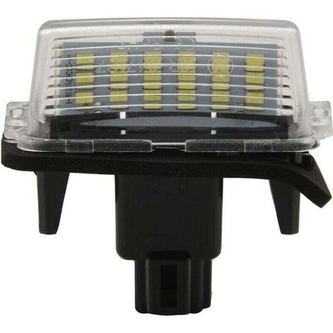 2 luci a LED per targa auto, per parcheggio esterno, universali (1/4)