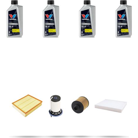 Kit tagliando 4 FILTRI e 4L OLIO compatibile con Jeep Compass II 2.0 Multijet 103kw dal 2017 (1/5)