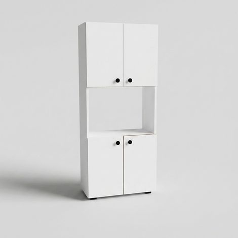 Armadio, mobiletto portaoggetti, spazio di archiviazione Cabinet Bianco (1/5)