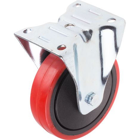 Roulettes industrielles Fixe RS PRO, Diam 125mm, 130kg ( Prix pour 1 ) (1/2)
