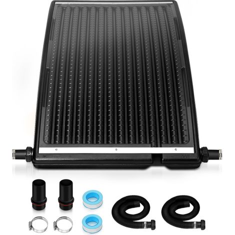SWANEW Riscaldatore solare per piscina Riscaldatore solare curvo per piscina 15 L, Ø38 mm, design accessori per piscina (1/5)