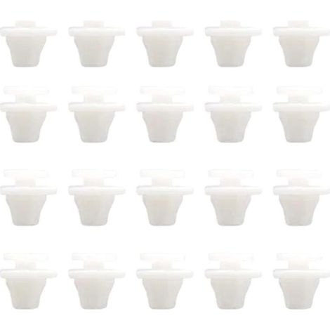 20 Stück untere äußere Türdichtungsclips für -V--