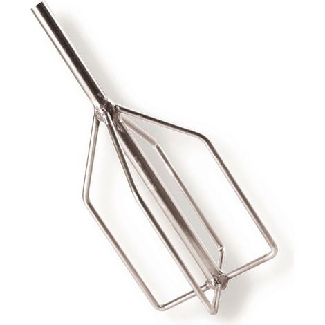 Mob Mondelin – Malaxeur fouet pour liquides Ø120mm – Longueur 60 cm – Acier zingué haute résistance – Pour colles et mastics – Usage intensif sur chantier