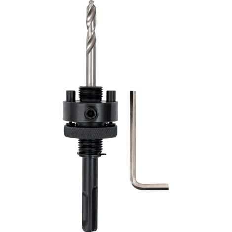 Adaptateur SDS Plus STIER 5/8" 18 UNF pour scies cloches 32-250 mm avec clé à 6 pans creux (1/5)